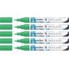 Schneider 120104 Paint-It Acrylic Pens with 2 mm Bullet Tip, High Coverage Acrylic Paints for Wood, Canvas, Stone and Much More, Pack of 5, Green