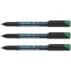 Schneider Maxx 224 M Permanent Marker Pen 1.0mm Medium Line, Green 3 Pack