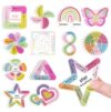 SCHOLOX 36 Pcs Sensory Stickers with Different Textures for Calming Anxiety