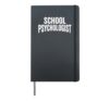 School Psychologist First Day of School Hardcover Journal, Black