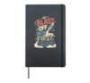 School saying "Blast off into first grade" Hardcover Journal, Black