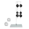 Science Experiment Pulley Systems Set with Metal Stand and Weights for Mechanics Learning in Physics Classes Laboratory Pulley Systems