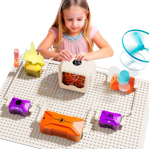 Science Kits for Kids, 177+ Projects Circuit Exploration Kits Educational Electronics Toys for Boys & Girls Hands-On Engineering Toy, Birthday, Halloween, for Ages 5 6 7 8 9 10 11 12