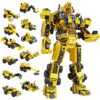 Sciencow Robot Building Toys for 6-12 Years Old Kids | 25-in-1 Construction Blocks Sets for Robot or Trucks, Christmas Birthday Gifts for Age 6-8 7-9 8-12 yrs Boys Girls