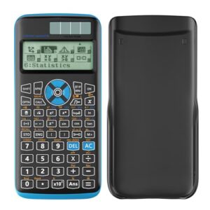 Scientific Calculators,Rudnia Calculator Desktop with 4-line Display,10+2 Digits and 552 Function Calculator,School Supplies for Middle High School and College Students (Black)
