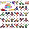 SCIONE 25 Pcs Fidget Spinners Bulk, Mini Fidget Toys for Kids, 2.08" Spinner Toy Pack for Birthday Party Favors, Classroom Rewards, Goodie Bag Stuffers, Treasure Box Prizes