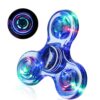 SCIONE LED Fidget Spinners, Light Up Sensory Fidgets Toys for Kids, Glow in The Dark Toy for Kid 4-8-12, ADHD Anxiety Stress Relief Toys for Adults, School Classroom Exchange Gifts for Kids