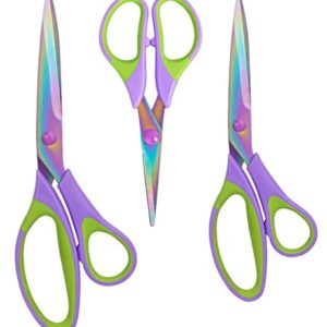 Scissors All Purpose Heavy Duty 3-Pack 5.5” 8.3” 9.5”