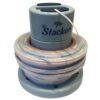 Scor-Pal The Stacker – Craft Tape Roll Holder & Stackable Storage for 3" Core Double-Sided Tape Rolls