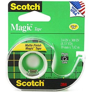 Scotch 3105 3/4" x 300" Scotch® Magic™ Tape 3 Pack