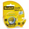 Scotch Double-Sided Removable Tape with Dispenser, 3/4-Inch x 400-Inch, Clear – 1-Pack