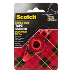 Scotch Double Sided Adhesive Tape Runner Refill, 0.31 x 49 Feet, 1-Pack