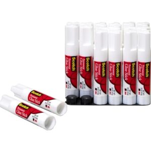 Scotch Glue Stick, .28 oz, 18-Pack, Acid Free and Non-Toxic (6008-18)