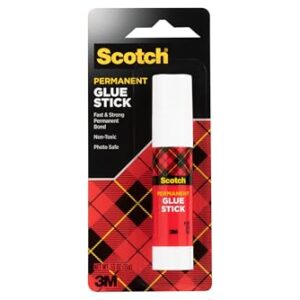 Scotch Glue Stick, .52 oz, Acid Free and Non-Toxic (6015)