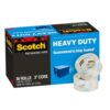 Scotch Heavy Duty Shipping Packing Tape, Clear, Shipping and Packaging Supplies, 1.88 in. x 54.6 yd., 36 Refill Tape Rolls