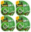 Scotch Magic Tape, Invisible, Home Office Supplies and Back to School Supplies for College and Classrooms, 8 Rolls with 8 Dispensers