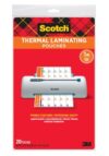 Scotch Thermal Pouches, 8.9 in x14.4 in (228 mm x 367 mm)