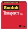 Scotch Transparent Tape, 1 in x 2592 in, 1 Roll