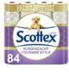 SCOTTEX Cushioned toilet paper (12 packs of 7 rolls) - softness and comfort - ecological - resistant