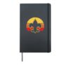 Scouts Fleur-De-Lis Retro 80's Throwback Scouting America Hardcover Journal, Black
