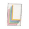 Scrapbook Matting Guides L Shaped Alignment Rulers with Color Coded Markings for Paper Layers and Corner Setups Use Paper Alignment Guides L Shaped Ruler Corner Tool Card Making Scrapbook Guide