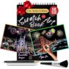 Scratch Art Book for Adults - Colorful City Series