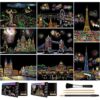Scratch Art for Kids & Adults, Rainbow Engraving Painting Landscape Scratchboard(A4) Crafts Set: 8 Sheets 4 tools - Fireworks, Big Ben, Tower Bridge, Cristo Redentor, Ferris Wheel(Landmark Building)