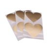 Scratch Off Sticker Labels 200pcs 60x70mm Scratch Off Sticker Love Heart Gold Grey Adhesive Stickers Party Game Wedding DIY Photo Album