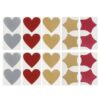 Scratch Off Stickers 200Pcs Scratch Off Stickers Star Heart Peel Stick DIY Kids Gender Shower Business Messages