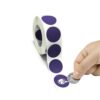 Scratch Off Stickers 2rolls 1000Pcs/roll 0.63 inch Scratch Off Stickers Round 16mm Blank for Secret Code Cover Home Game Wedding Purple
