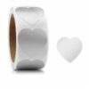 Scratch Off Stickers 6 Rolls 300Pcs/Roll Waterproof Coating Scratch Sticker 2.5cm/1inch Perfect for Lottery Game Hidden Information Funning
