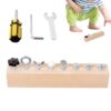 Screwdriver Board for Kids Pretend Play Workbench