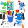 Scribble Bot Kit, 2-Pack – Motorized Drawing Art Bot Project, Ages 8+