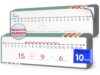 SCRIBBLEDO Dry Erase Negative Number Line for Students 4”x12” Small White Board Dry Erase Sheets Math Manipulatives Addition Subtraction Numberline for Classroom Supplies Teacher Pack 10 Sheets