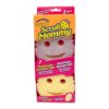 Scrub Daddy Scrub Mommy, spugna per lavare su due lati, alternativa ai panni non graffiati, spugne per lavare come quelle usate dalla signora Hinch, FlexTexture Firm & Soft Design, 2x Viola
