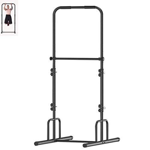 SDdPulse Fitness Pull-up Equipment Indoor Horizontal Bar Multi-Functional Equipment Household Child-Assisted Stretching Training Exercise Equipment Thick Steel Pipe Height Adjusta,Black-196