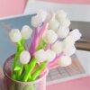SDREYKUF 12 Pcs Cute Soft Discolor Rose Flower Gel Pens School Office Home Supplies Stationery Decorations Pen