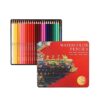 SDREYKUF 24 Colours Water Soluble Colour Pencils Paint Brushes Colouring Hand Painting Chinese Set