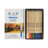 SDREYKUF Coloured Pencils Oil-based 12 Colour Iron Box Drawing Set Wooden Rod Graffiti Stationery