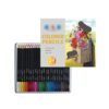 SDREYKUF Colour Pencils 24 Iron Box Set Oil Based Art Painting Supplies
