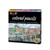 SDREYKUF Oil-based Coloured Pencils Stationery 50 Colour Set Graffiti Drawing Art Supplies