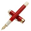 SDREYKUF Resin Fountain Pen Clip F/nib Beautiful Pens for Student Gifts Office Writing