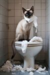 Seal-Point Siamese Cat 500 Pieces Puzzle for Adults, Educational Intellectual Jigsaw Puzzle, Animal Fantasy Puzzles for Adults Fun Game 15.2 * 20.8 Inch