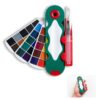 SEAMIART Portable Watercolor Paint Set Pocket Travel Paint Kit w Water Pen