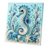 Sea Pearl Art Kits, Sea Animals Pearl Diamond Art Kits for Adults Kids