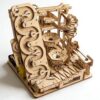 Second-Generation Adult 3D Wooden Marble Run Puzzle Set, Electric DIY Expert-Level Mechanical Model Assembly Kit, STEM Educational Puzzle, Desktop Decoration, Creative Birthday Gift