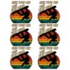 See You on the Flip Side DTF Transfers 6 Pack, 7x7 Iron On Shirt Designs