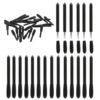 Seimneire 25PCS Fine Point Blade Compatible with Maker Maker(1st Gen)/Explore 3/Air 2/Air, Black 45° Deep Cut Blades Suitable for Cutting Most Light Materials DIY Craft