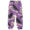 Selerdon Kids Sweatpants Crow Purples Bones Jogger Pant