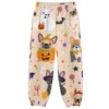 Selerdon Kids Sweatpants Halloween Bulldog Jogger Pant Multicoloured